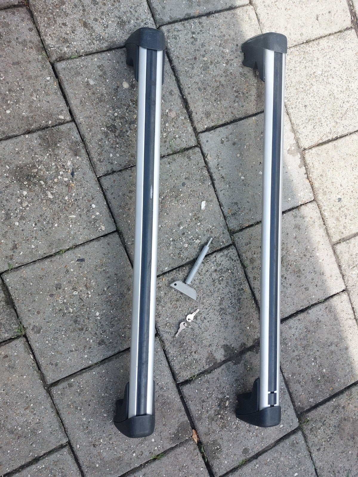 Opel dakdragers met slot en sleutel, max 100kg, Ophalen, Gebruikt