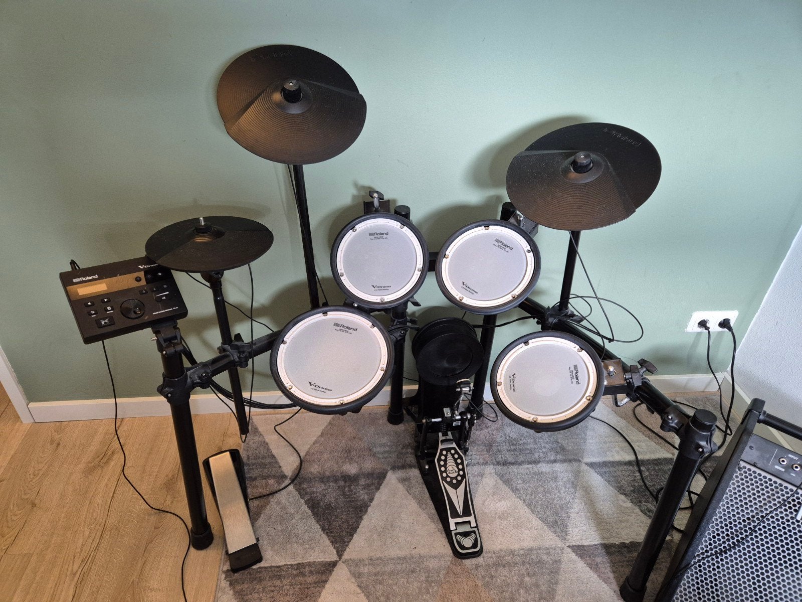 Roland TD-07KV V drumstel incl extra pedaal en monitor, Muziek en Instrumenten, Drumstellen en Slagwerk, Ophalen of Verzenden