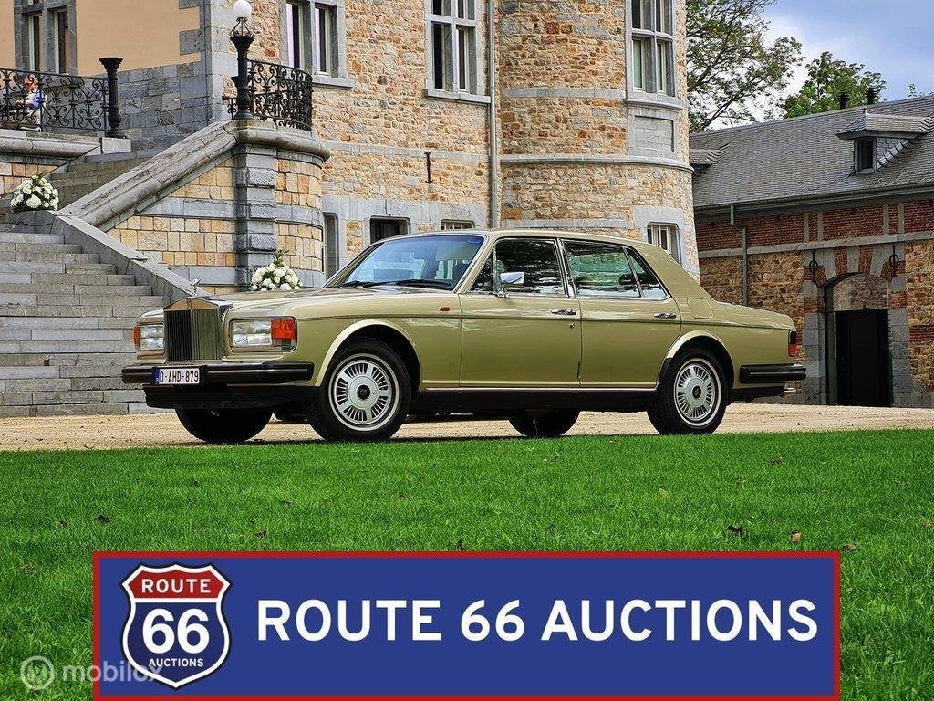 Rolls-Royce Silver Spirit | 1986 | Route 66 Auctions, Auto's, Overige carrosserieën, Zwart, Bedrijf, Handgeschakeld