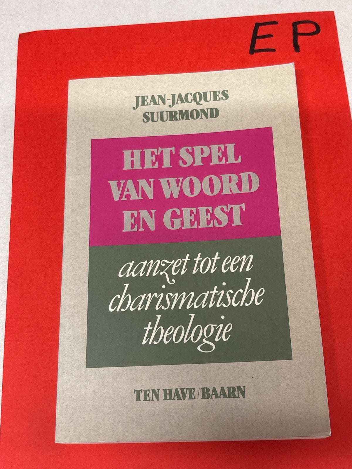 Het Spel van Woord en Geest - Charismatische Theologie, Ophalen of Verzenden, Zo goed als nieuw, Christendom | Protestants