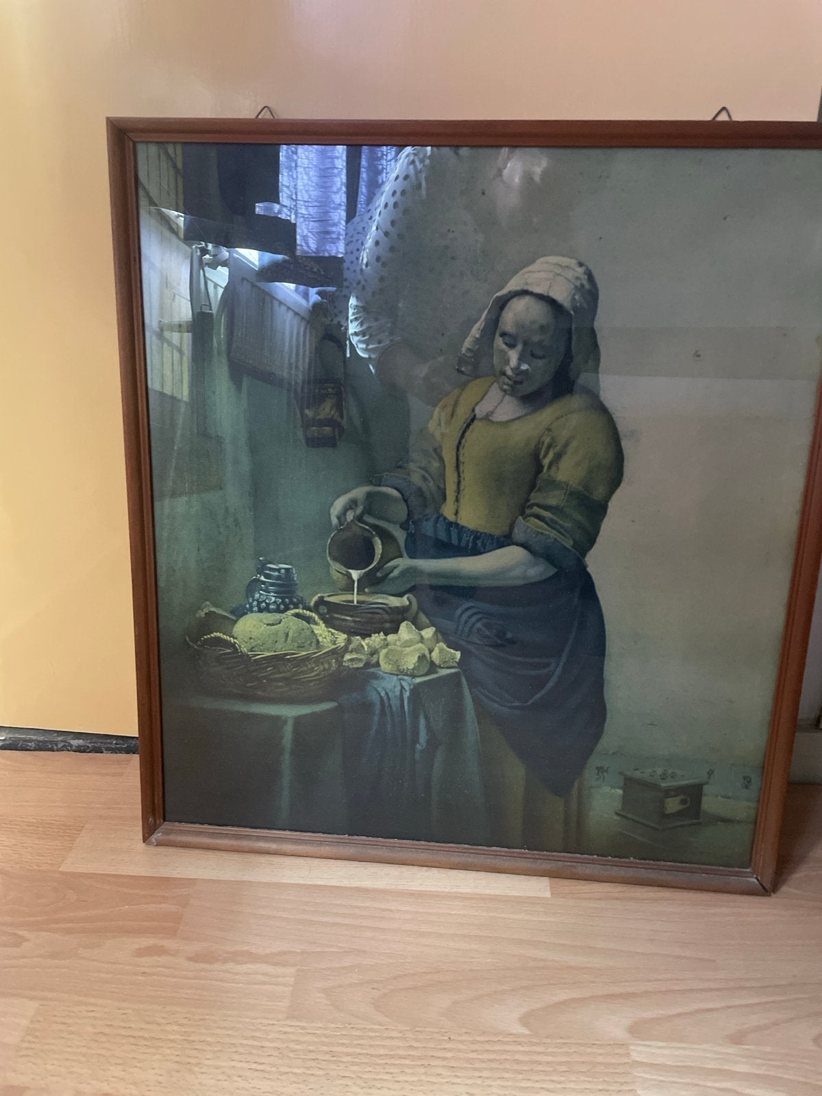 De Melkmeid - Johannes Vermeer reproductie, Antiek en Kunst, Kunst | Schilderijen | Klassiek, Portret of Personen, Klassiek, Print