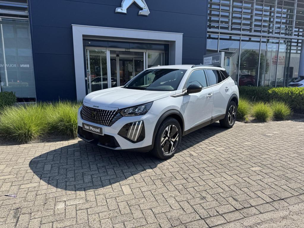 Peugeot 2008 Hybrid 145 Allure l Voorraad l Navigation & Acc, Auto's, Peugeot, Euro 6, 1199 cc, Leder en Stof, Wit