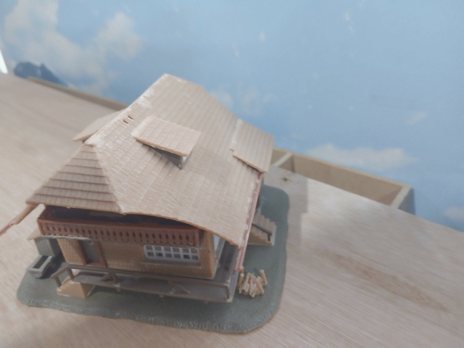 Mooie grote boerderij voor HO spoorbaan, Ophalen of Verzenden