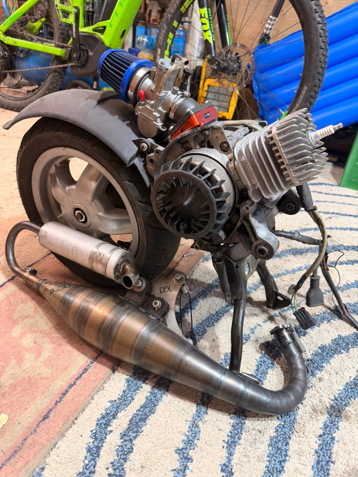 Compleet zip sprinter blok 70cc, Ophalen, Zo goed als nieuw, Blok