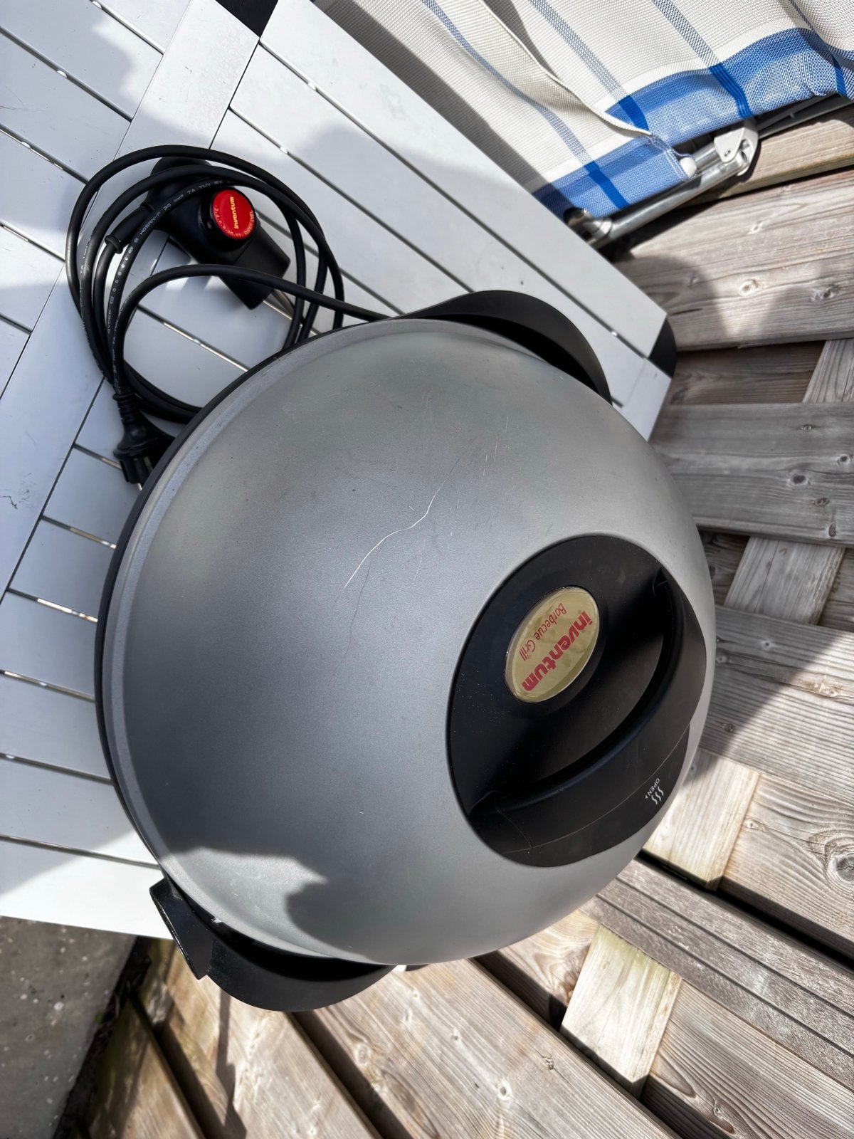 Inventum Party BBQ Grill - Compact en Handig, Ophalen, Gebruikt