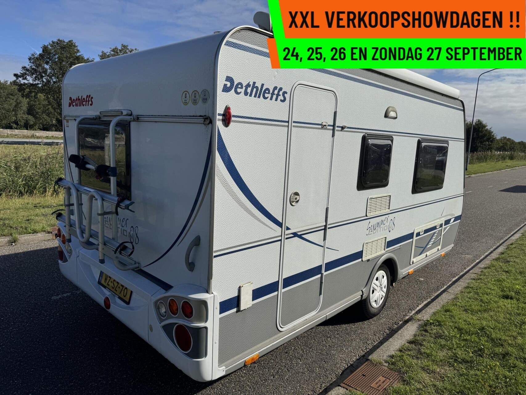 Dethleffs EF 3 - XXL VERKOOPSHOW 24,25,26 & 27 SEPT. 10-17 U, Caravans en Kamperen, Tot en met 2, Bedrijf, Treinzit, 750 - 1000 kg