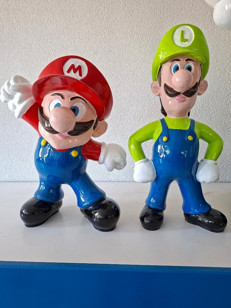 Mario bros en luigi 60 a 70 cm groot, Verzamelen, Merken en Reclamevoorwerpen, Ophalen of Verzenden, Nieuw, Reclamebord