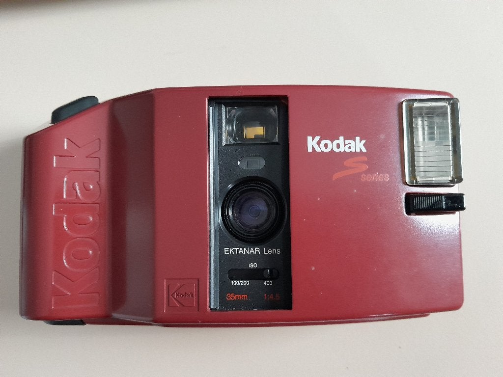 Kodak fototoestel: S300MD Autowind Camera, incl etui., Ophalen of Verzenden, Gebruikt, Compact, Kodak