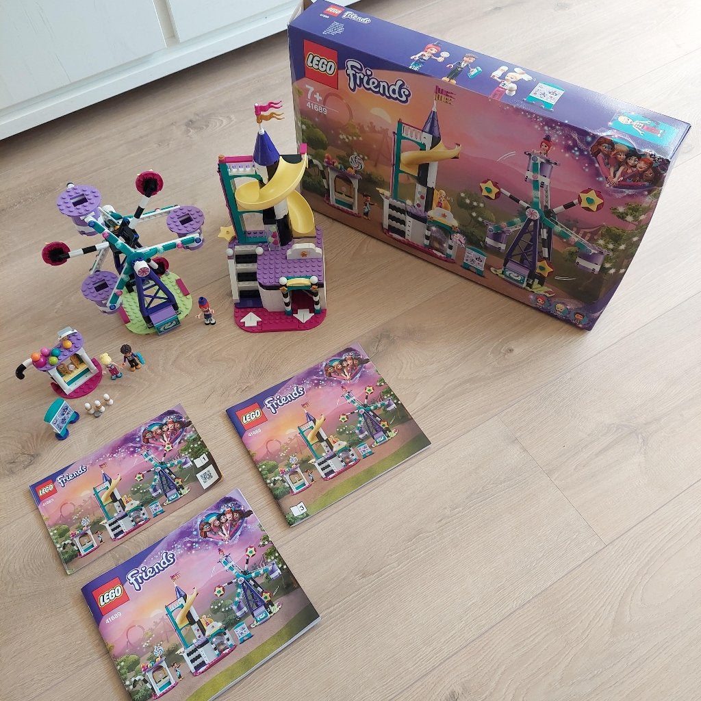 Legoset 41689, Magisch Reuzenrad en Glijbaan. COMPLEET!, Compleet, Lego, Friends, Ophalen of Verzenden