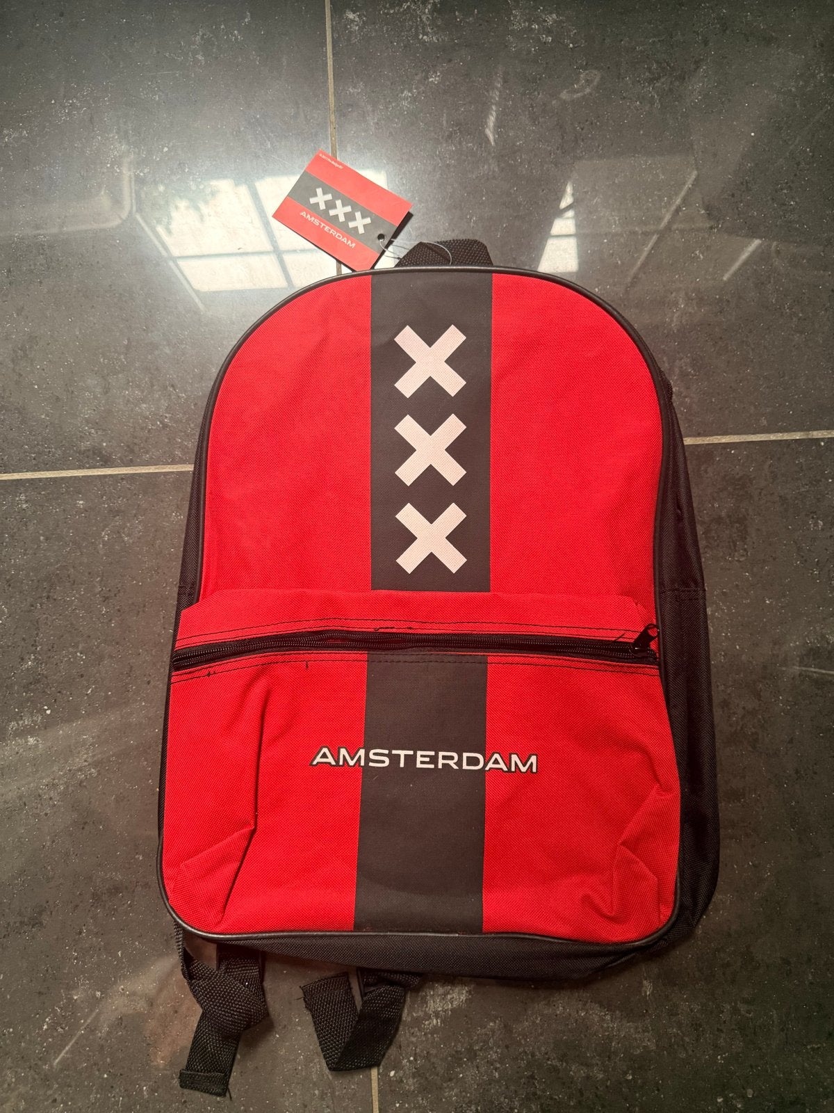Nieuwe Amsterdam Rugzak met XXX-logo, Sieraden, Tassen en Uiterlijk, Tassen | Rugtassen, Ophalen of Verzenden, Nieuw, 25 tot 40 cm