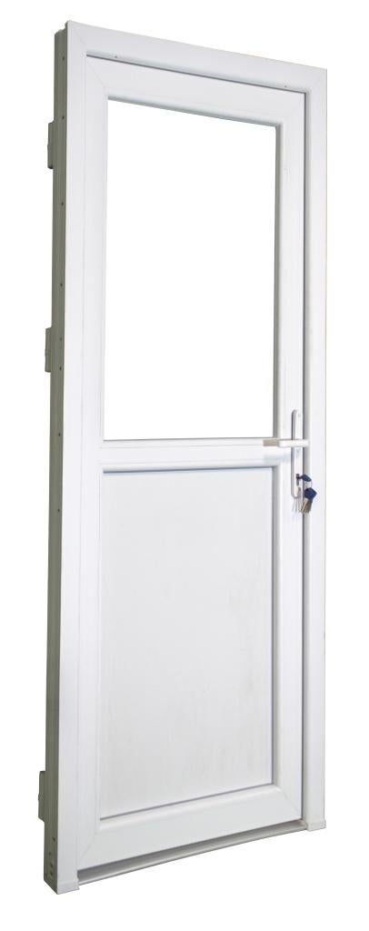 Deur 1/2 glas Antraciet RAL 7016 98x215, Niet ingevuld, 80 tot 100 cm, Niet ingevuld, Nieuw