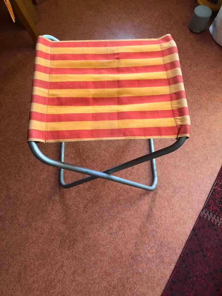 Visstoeltje, Ophalen, Zo goed als nieuw, Campingstoel