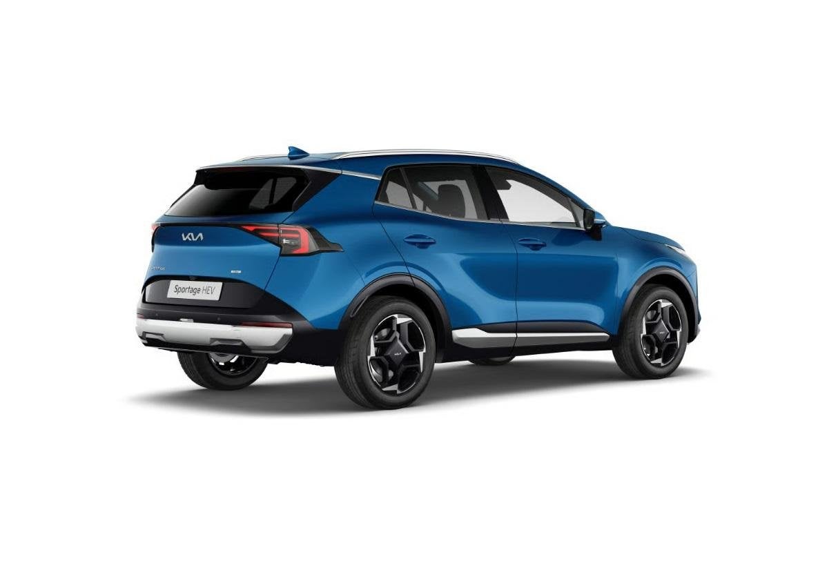 Kia Sportage 1.6 T-GDi Hybrid DynamicLine | Stuurwielverwarm, 4 cilinders, Blauw, Leder en Stof, Nieuw