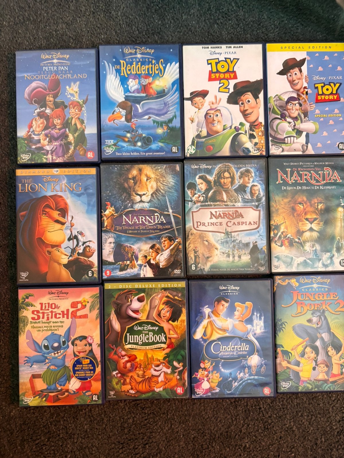 Te koop dvd films, Cd's en Dvd's, VHS | Kinderen en Jeugd, Alle leeftijden, Ophalen of Verzenden, Gebruikt