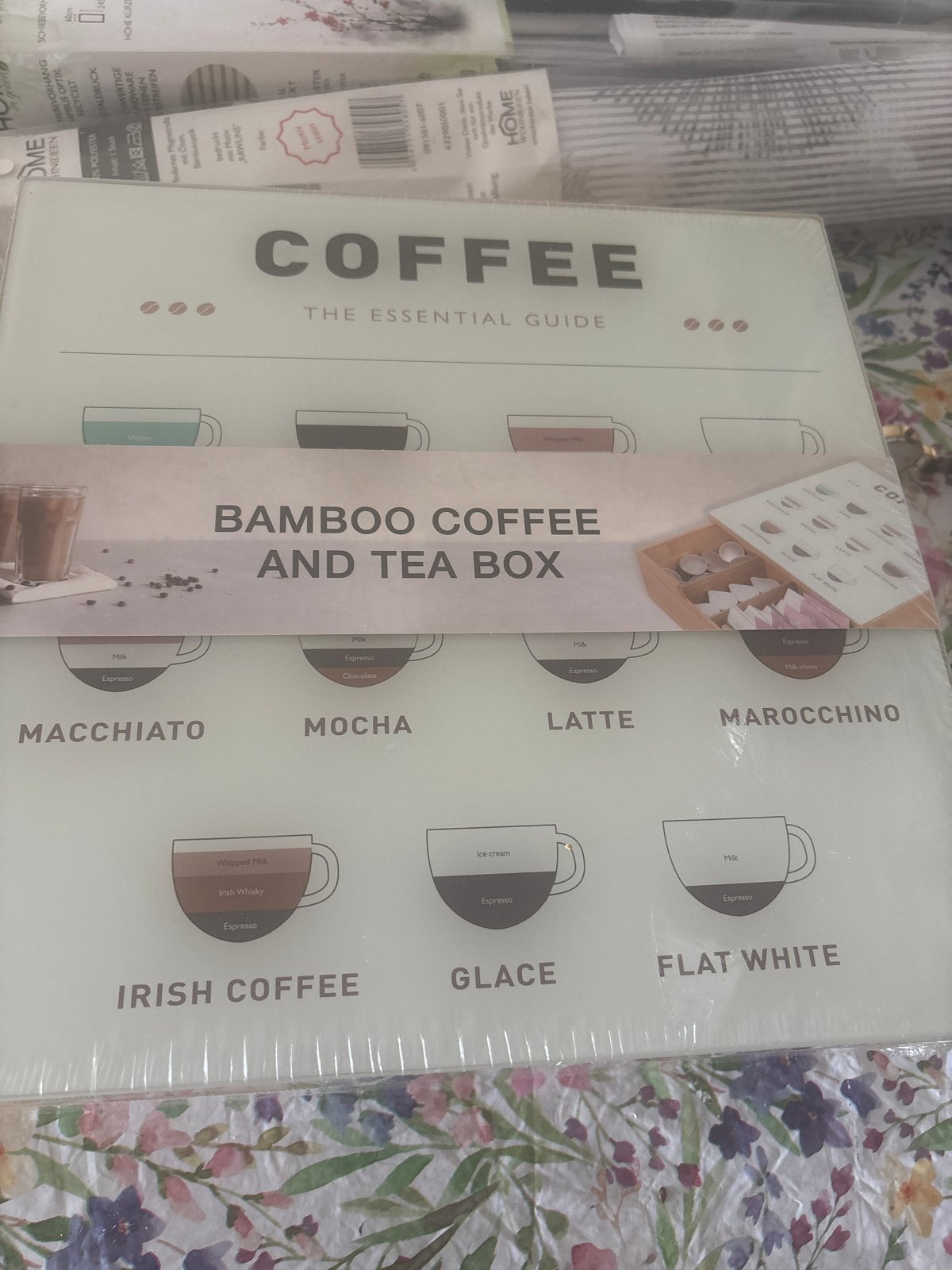 Bamboe Koffie en Thee Box - Nieuw in verpakking, Hout, Nieuw, Ophalen of Verzenden, Theedoos