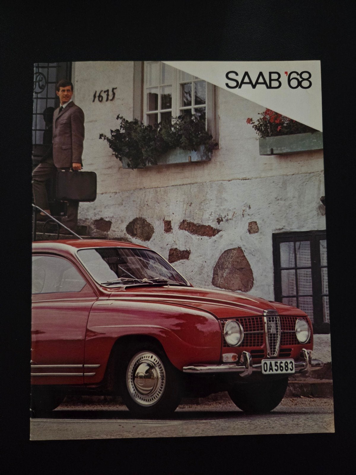 Brochure Saab 1968, Ophalen of Verzenden, Zo goed als nieuw, Overige merken
