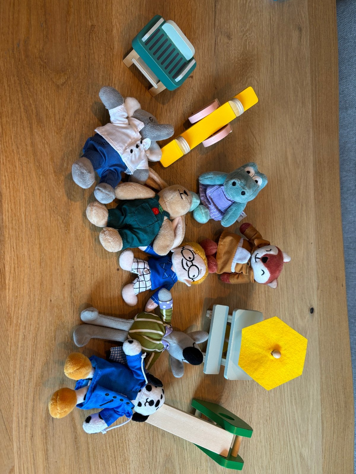 Hema vrolijke dieren vriendjes, Kinderen en Baby's, Speelgoed | Knuffels en Pluche, Gebruikt, Overige merken, Overige karakters