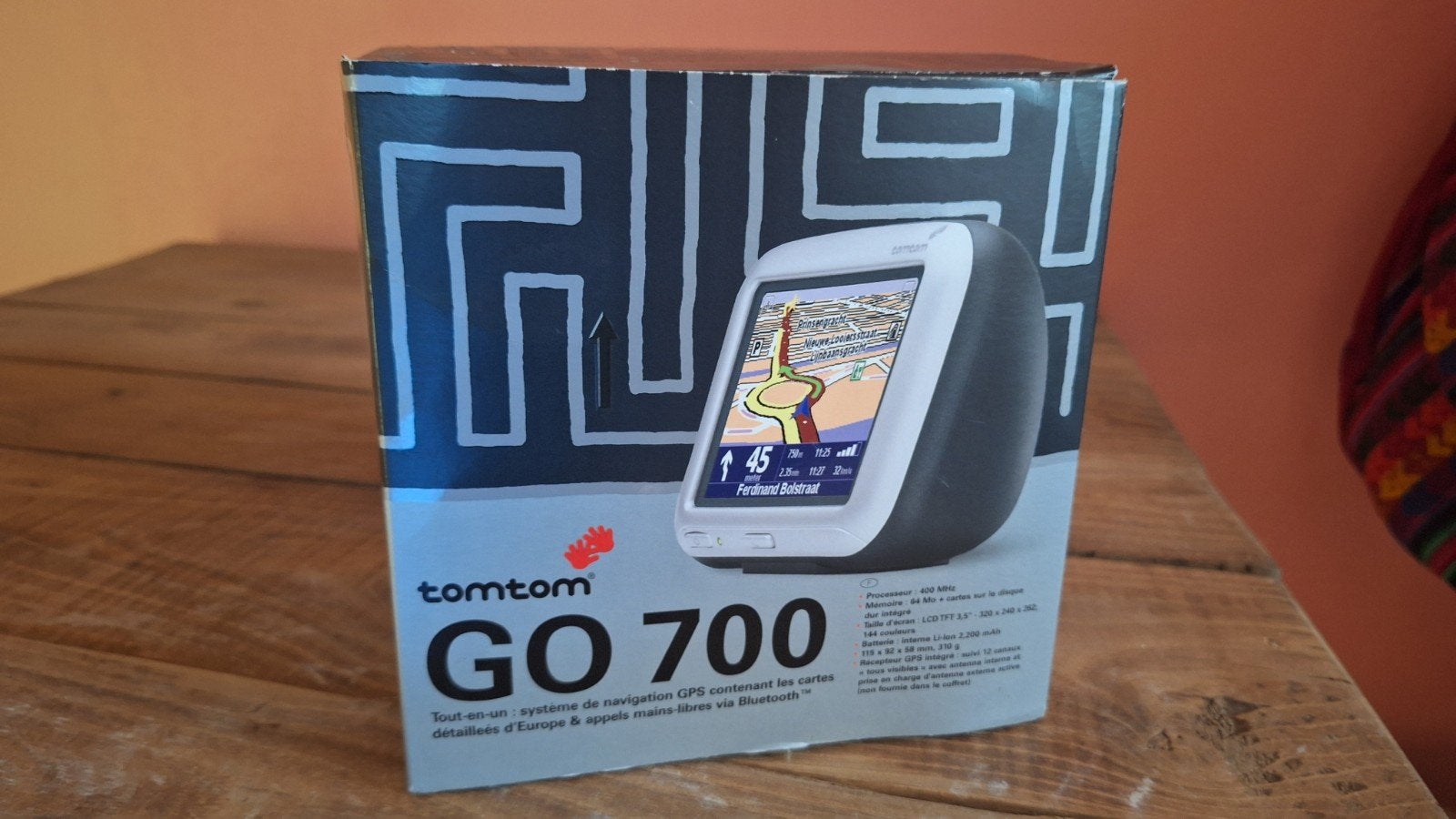 tomtom go 700, Ophalen, Gebruikt