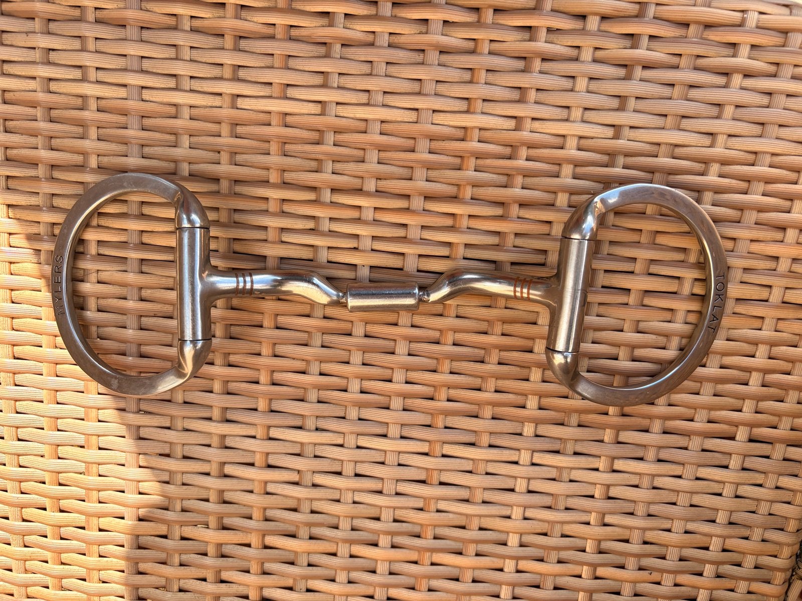 Paardenbit Myler level 2 een bustrens 135mm, Ophalen of Verzenden, Zo goed als nieuw, Myler, Bit