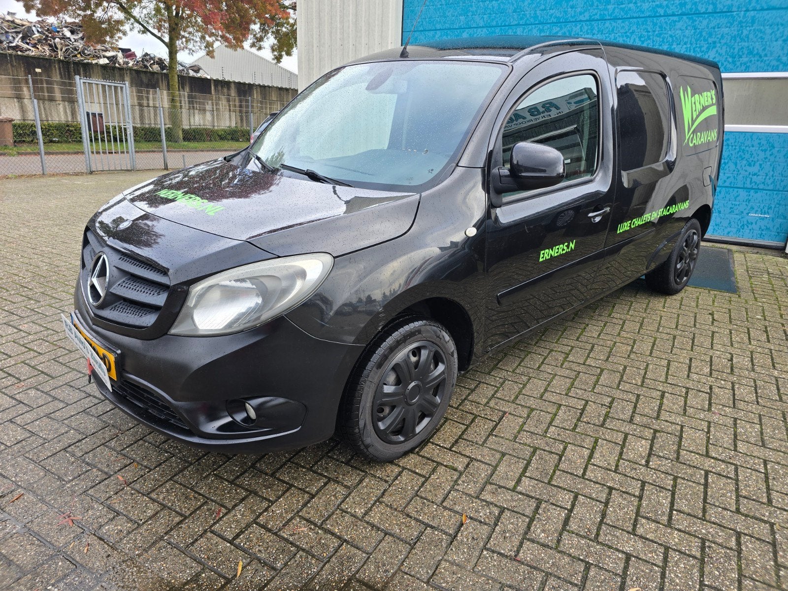 !! verkocht!!Mercedes-Benz Citan 1.5 CDI 2013, 21 km/l, Euro 5, Stof, Zwart