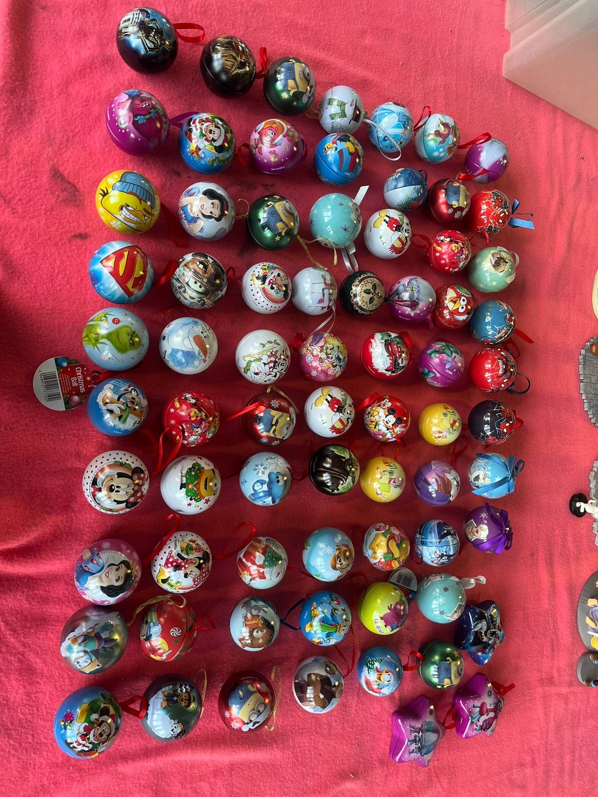 Kerstballen disney, Ophalen of Verzenden, Zo goed als nieuw