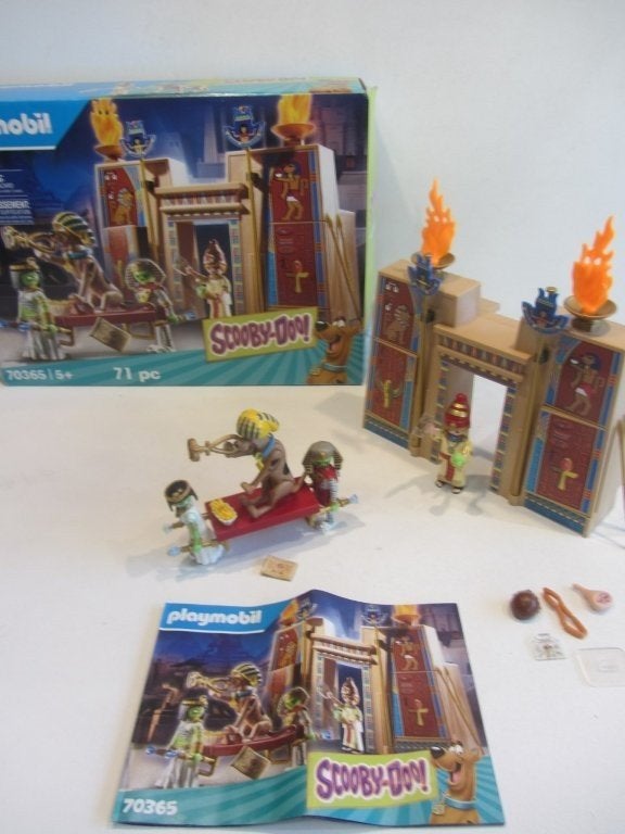 PLAYMOBIL 70365 Scooby Doo Adventure in Egypt met doos, Ophalen of Verzenden, Zo goed als nieuw, Complete set