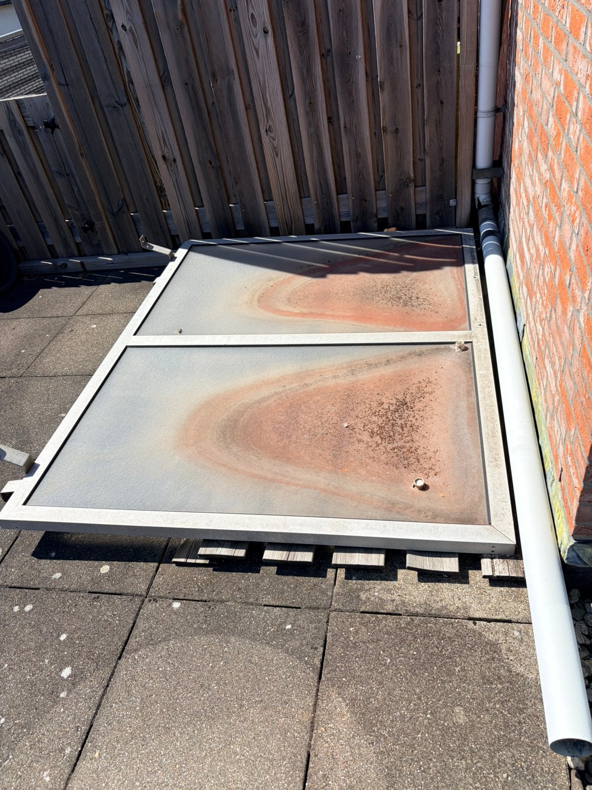 Terrasscherm, Ophalen of Verzenden, Zo goed als nieuw, Minder dan 80 cm, Dakraam