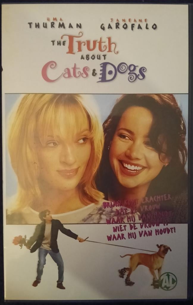 The Truth About Cats & Dogs vhs, Alle leeftijden, Ophalen of Verzenden, Zo goed als nieuw