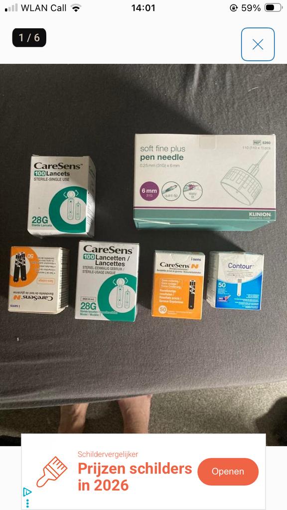 Spullen voor diabetes, Ophalen of Verzenden, Zo goed als nieuw, Toner
