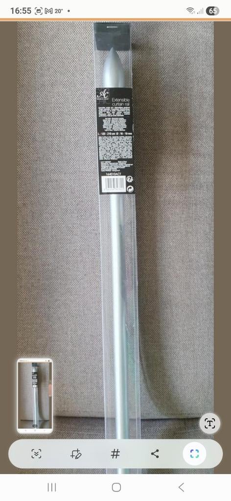 4x gordijnen roe ring, Ophalen of Verzenden, Nieuw, 200 cm of meer