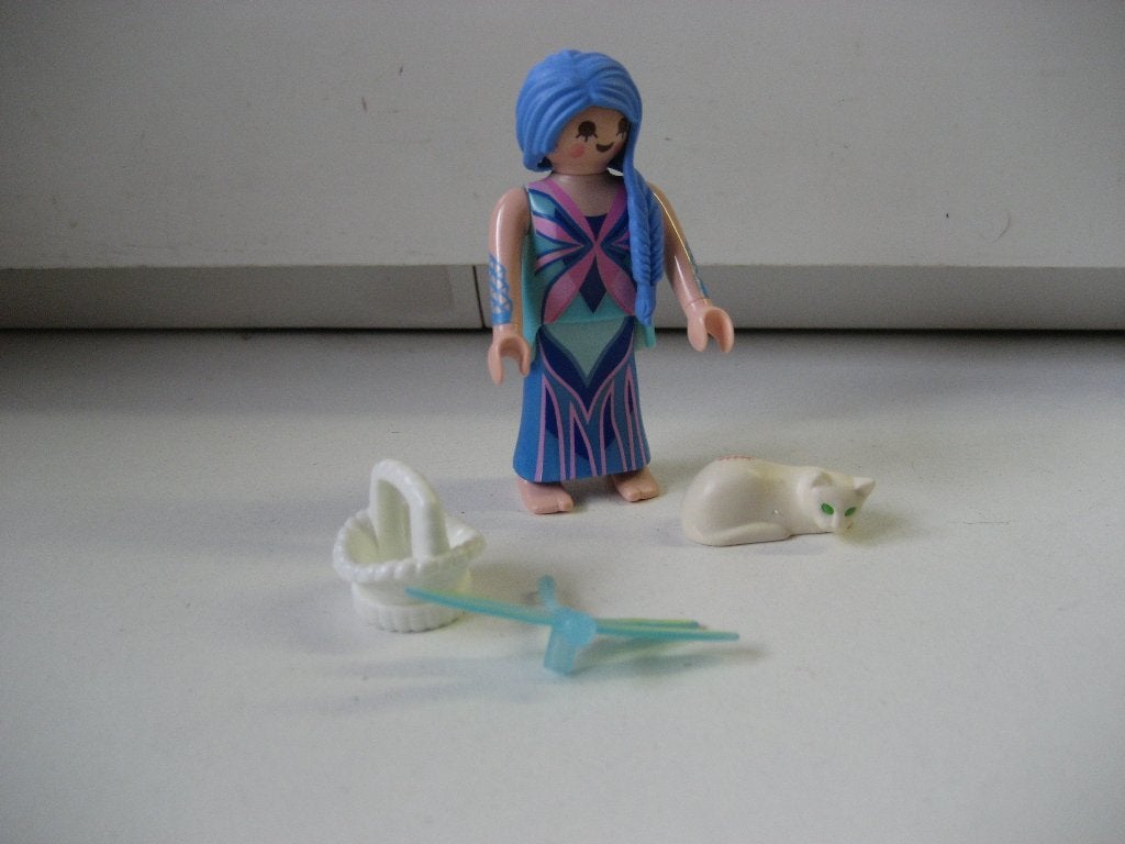 playmobil nimf met poes en libelle, Ophalen of Verzenden, Zo goed als nieuw