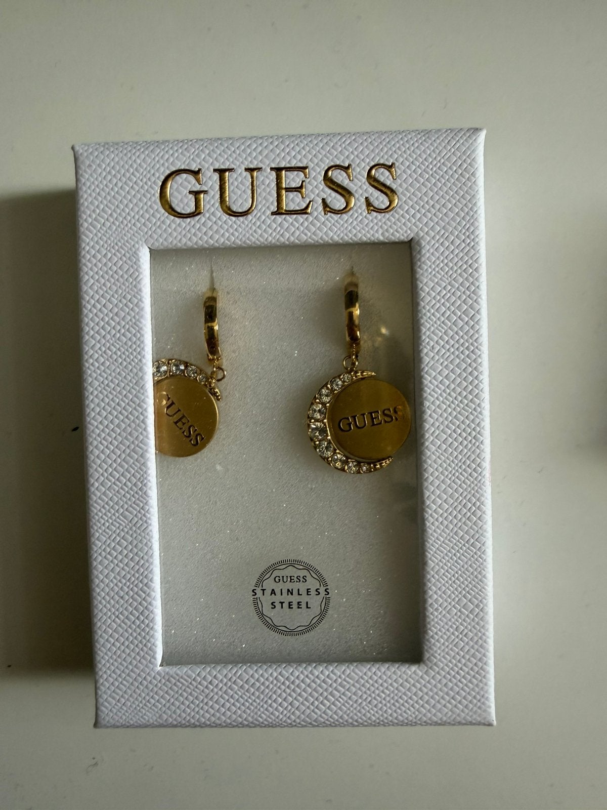 Guess oorbellen vrouw, Overige materialen, Hangers, Nieuw, Ophalen of Verzenden