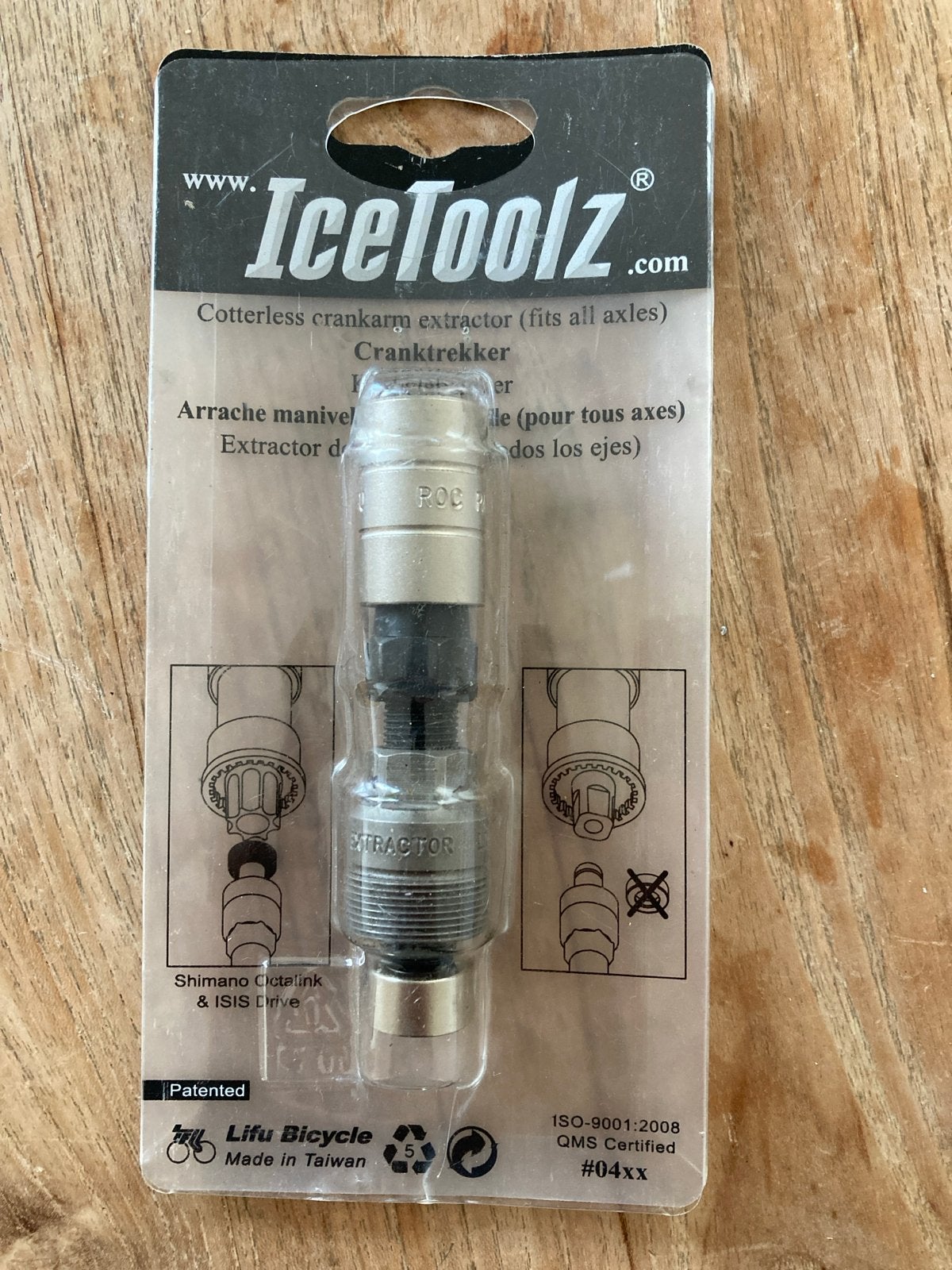 IceToolz Cranktrekker - Cotterless crankarm extractor, Ophalen of Verzenden, Elektrische fiets, Crankstel of Pedalen, Nieuw