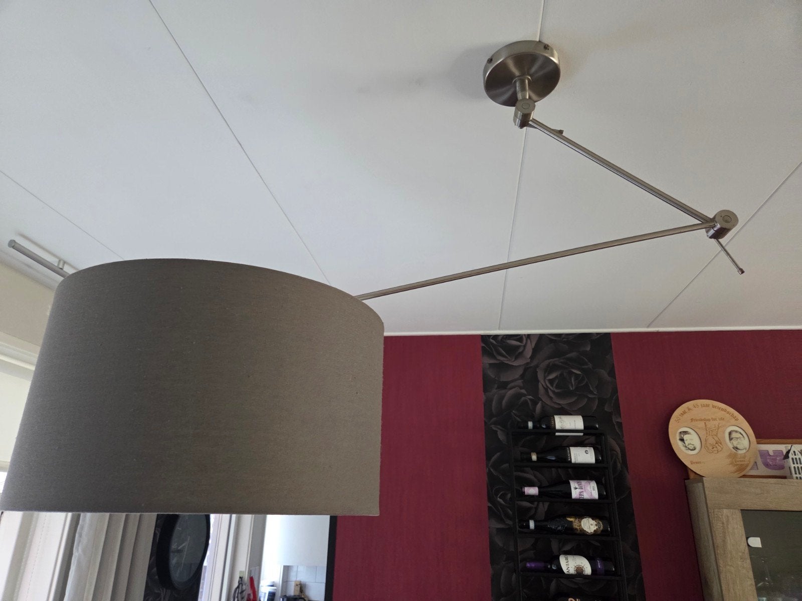 Mooie set lampen.  Gekocht bij Rietveld verlichting., Huis en Inrichting, Rond, 26 cm, Zo goed als nieuw, Ophalen