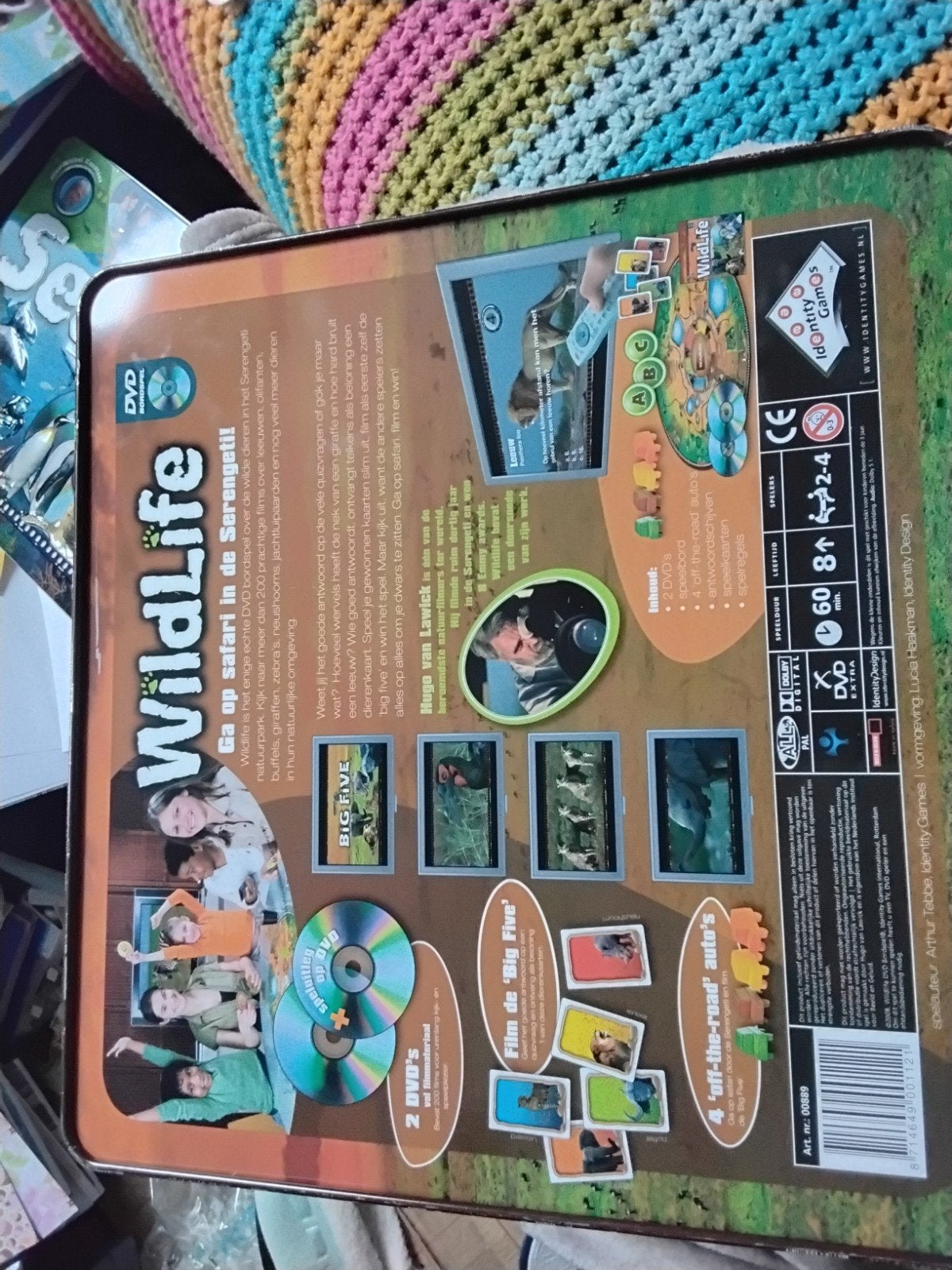 Wildlife dvd bordspel, Hobby en Vrije tijd, Gezelschapsspellen | Bordspellen, Ophalen of Verzenden