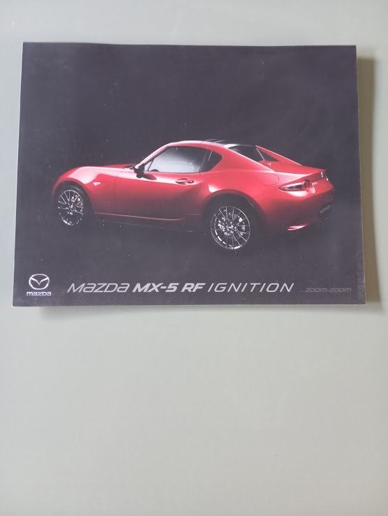 Mazda MX 5 RF Ignition 1 / 2017 4 pag. Duits, Verzenden, Zo goed als nieuw, Mazda