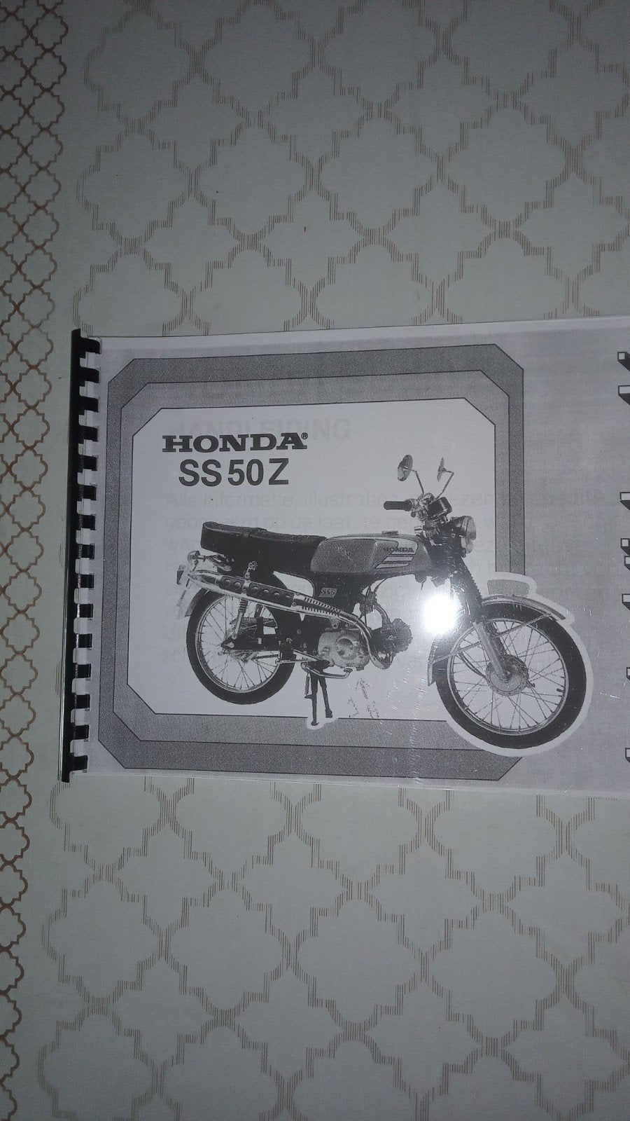 HONDA SS50 Instruktieboekje (Copie), Ophalen of Verzenden, Overige modellen