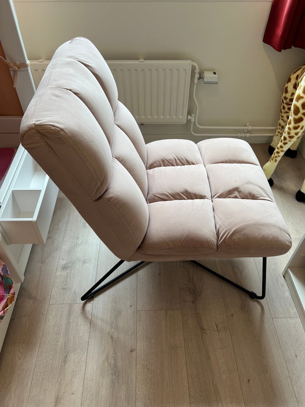 Bendt Fauteuil Kristian Velvet, Ophalen, Eenpersoons, 75 tot 100 cm, Zo goed als nieuw