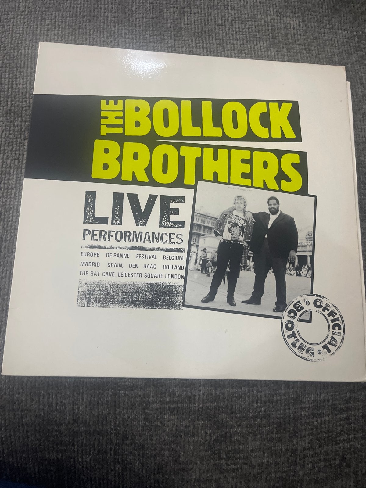 The Bollock Brothers - Live Performances LP, LP, Gebruikt, Originele persing, Ophalen of Verzenden