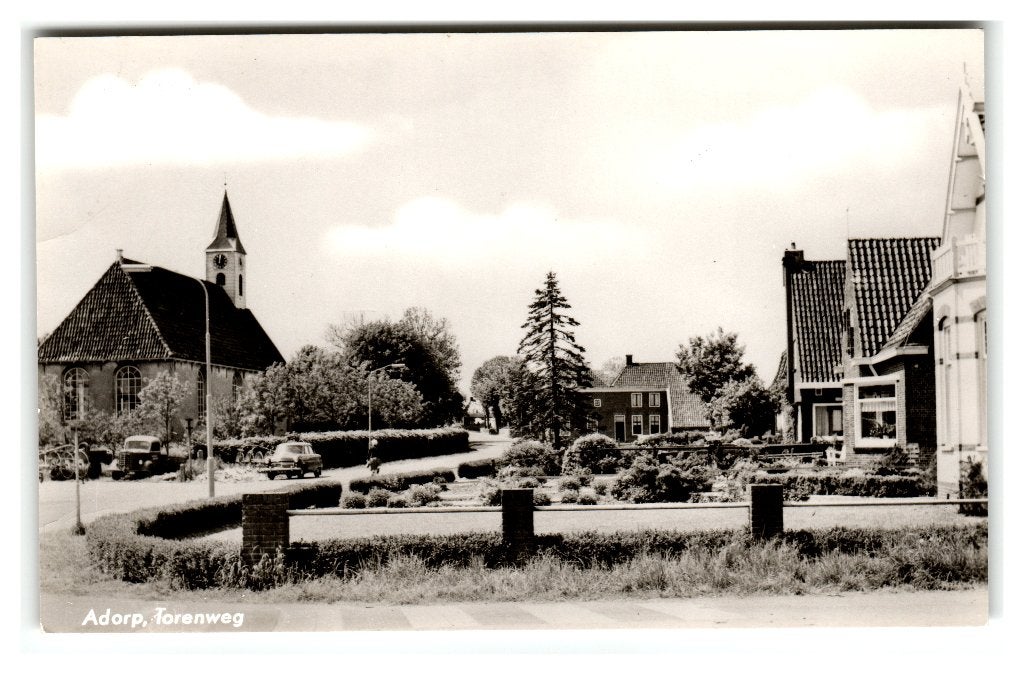 Adorp, Torenweg, Verzenden, 1960 tot 1980, Ongelopen, Groningen