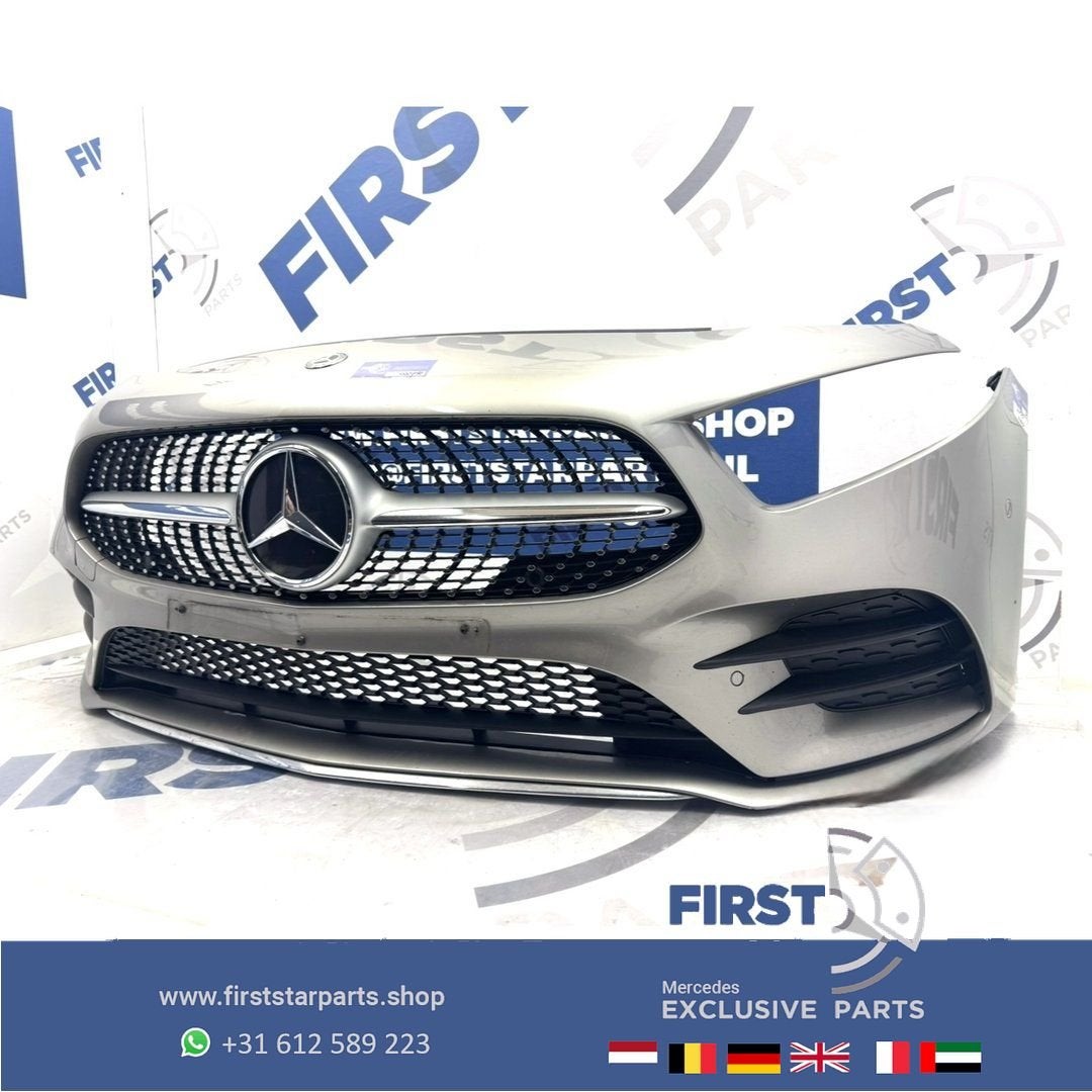 W177 BUMPER AMG LINE VOORBUMPER A KLASSE 2022 35 ZWART WIT G, Auto-onderdelen, Gebruikt, -, Voor, Ophalen of Verzenden