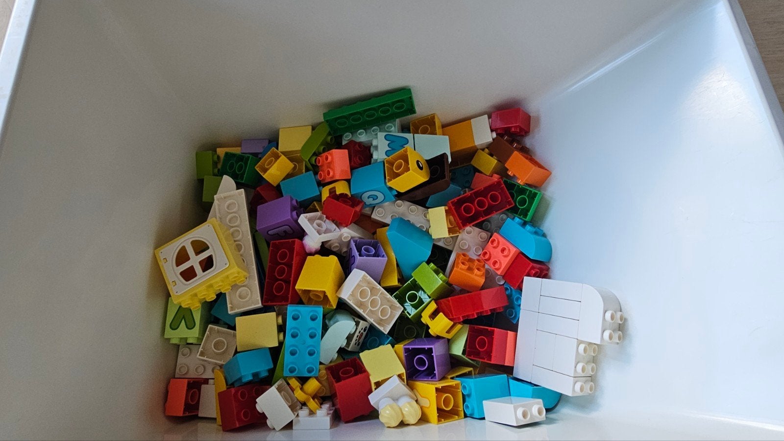Grote set LEGO Duplo met diverse figuren en voertuigen, Ophalen of Verzenden, Zo goed als nieuw, Overige merken