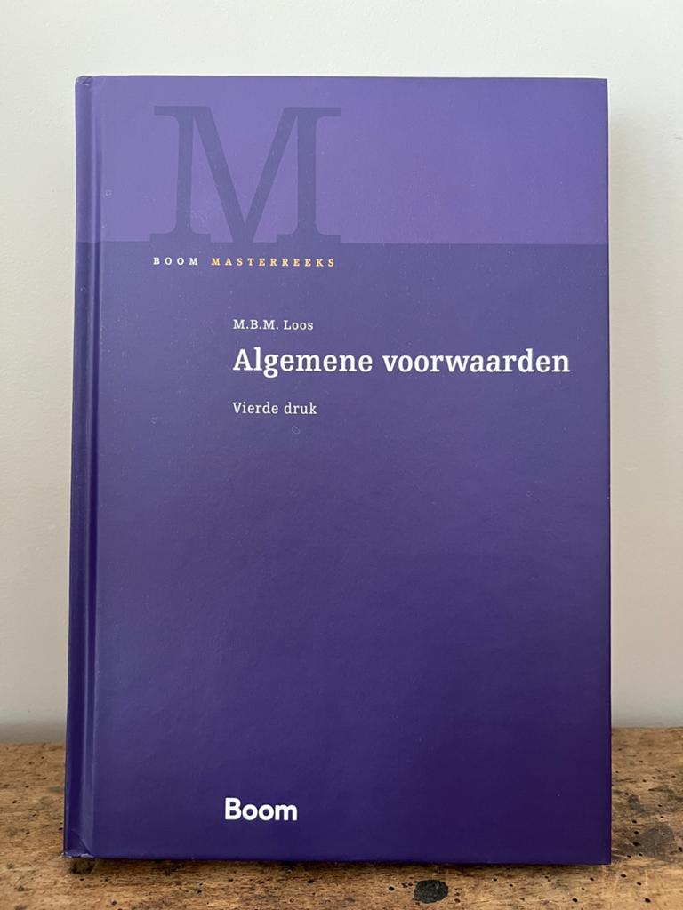 Algemene Voorwaarden Boom Masterreeks Nieuw, Ophalen of Verzenden, Beta, Nieuw, HBO