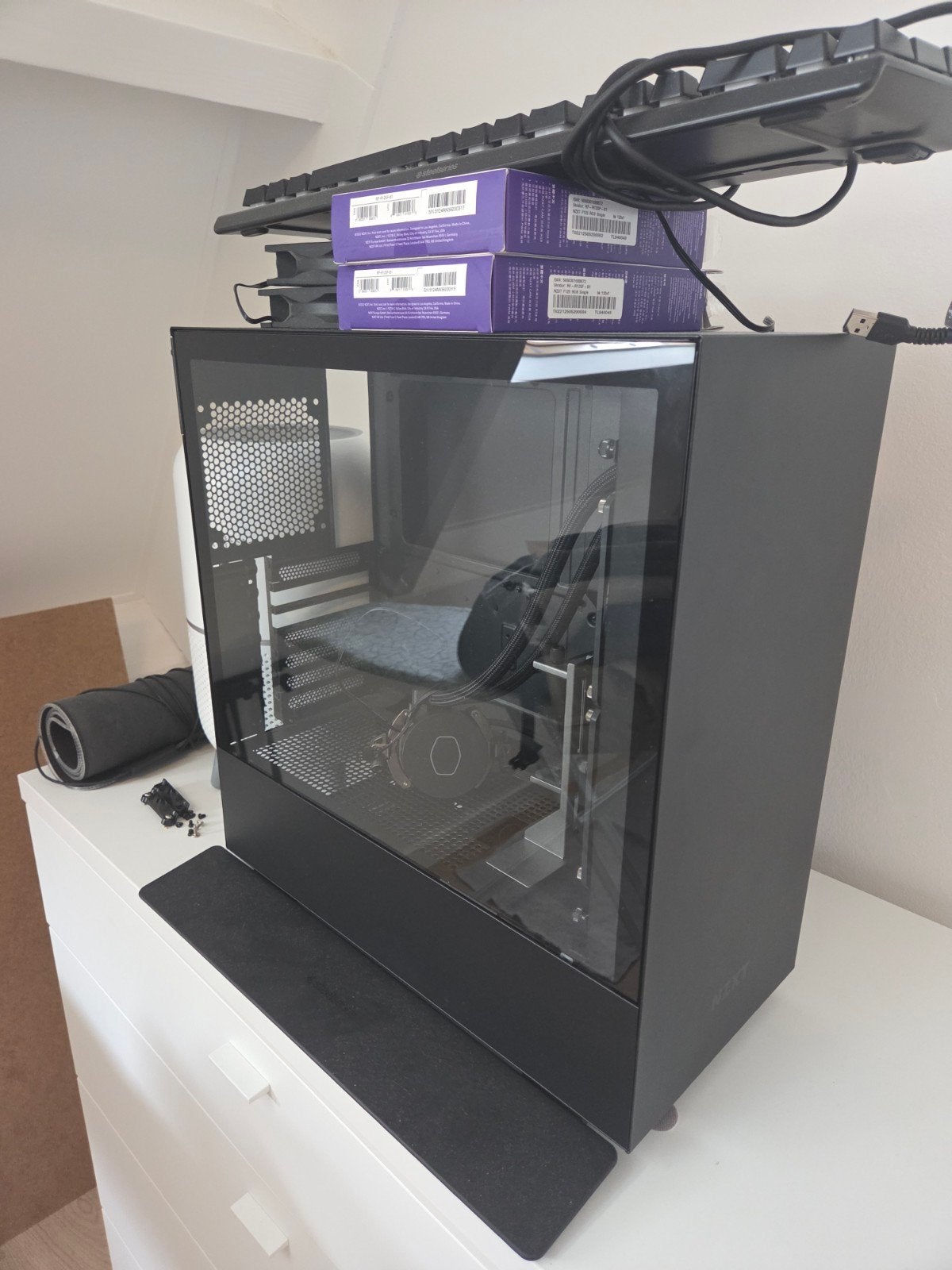 Computer onderdelen, NZXT & STEELSERIES, Computers en Software, Ophalen, Gebruikt