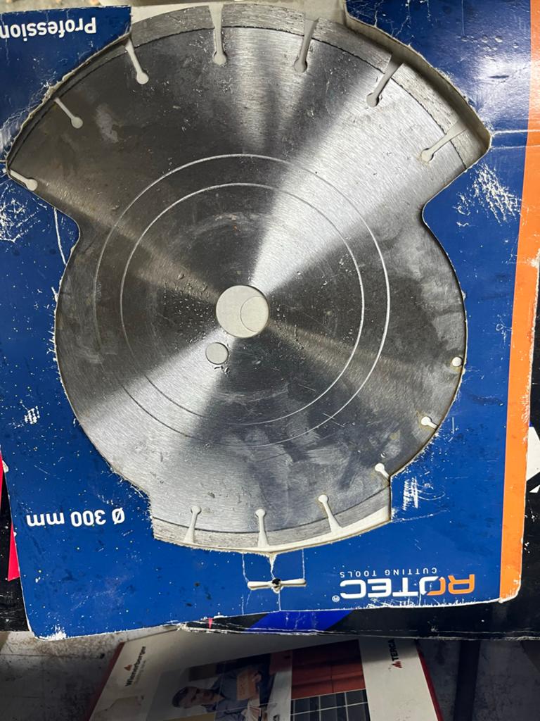 ROTEC Diamant Zaagblad Ø 300 mm - Professionele Kwaliteit, Ophalen of Verzenden, Zo goed als nieuw