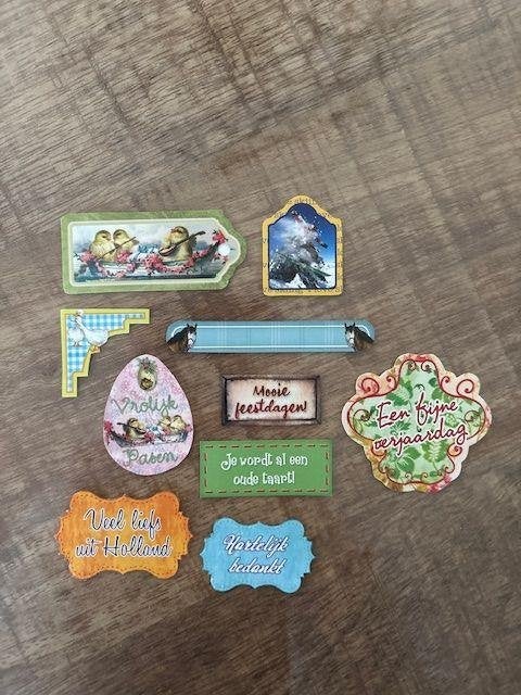 plaatjes 918 (4+1 gratis), Ophalen of Verzenden, Nieuw, Overige thema's, Knipvel