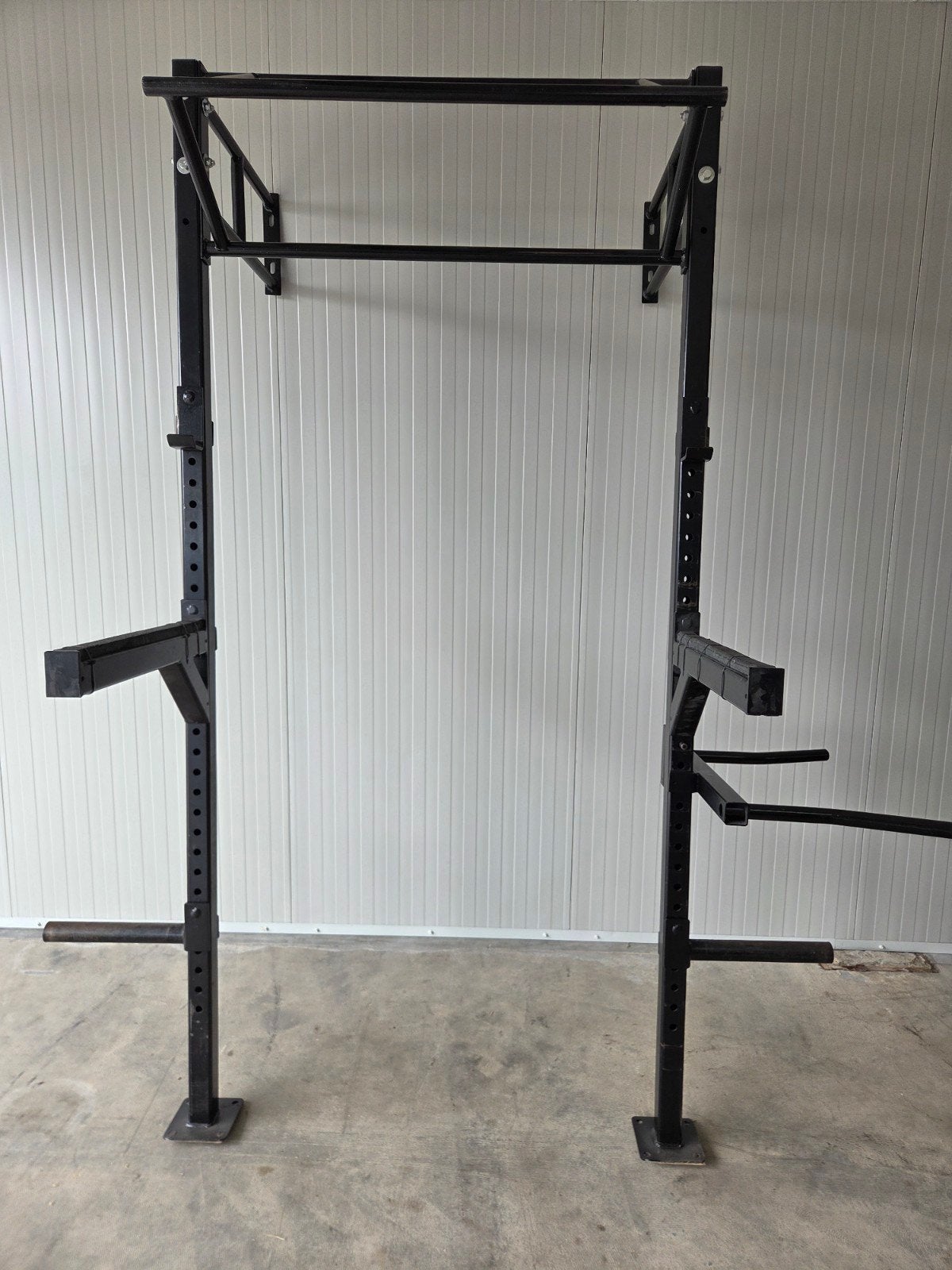 Fitness rek power rack j hooks spotter arms dip, Ophalen, Overige typen