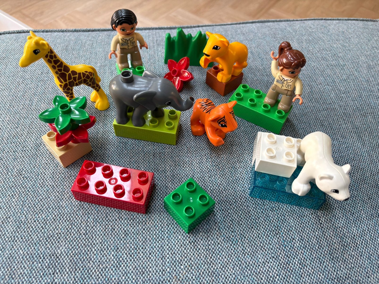 Duplo 5632 Dierentuin en 5962 Safari: Complete sets, Gebruikt, Overige thema's, Ophalen of Verzenden, Compleet