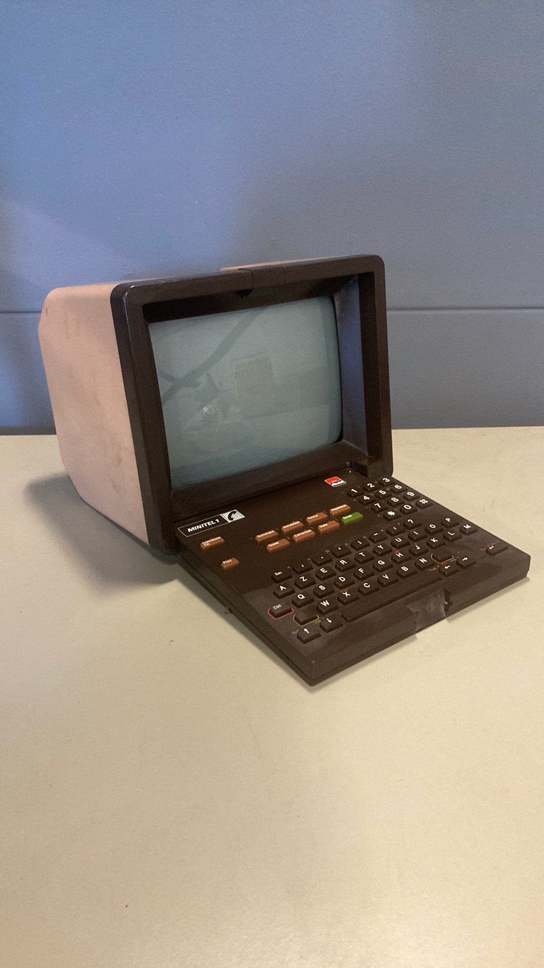 Vintage 1980 Minitel 1 Terminal - Retro Computer, Computers en Software, Ophalen of Verzenden