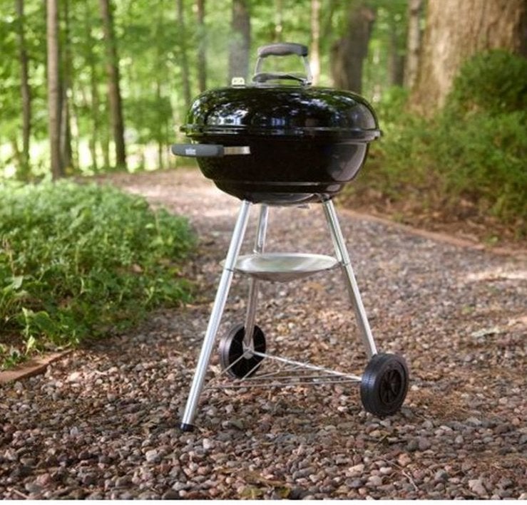 Gloednieuwe Weber Compact Kettle Houtskoolbarbecue 47 cm, Ophalen of Verzenden, Nieuw